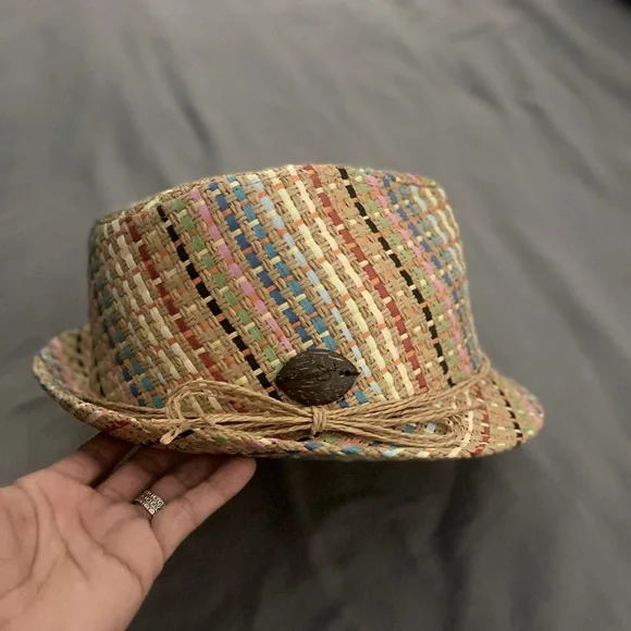 Panama Jack Multicolor Straw Hat - Picture 1 of 5